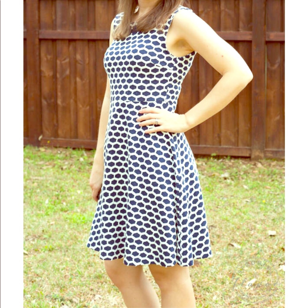Pixely Millie textured knit dress